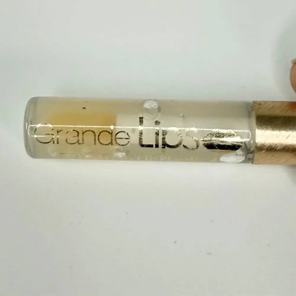 Grande Cosmetics GrandeLips Hydrating Clear Lip Plumper Gloss Travel .04 oz New